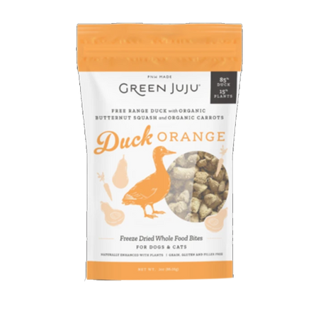 Green Juju - Duck Orange Freeze Dried Whole Food Bites