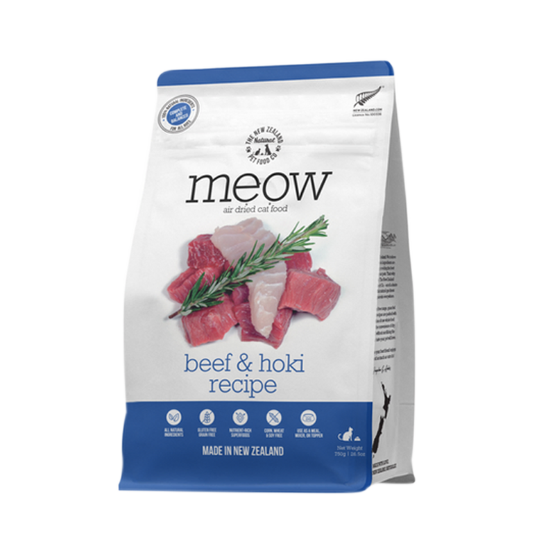 NZ Natural Pet Food Co - Air Dried - Food - Meow Beef & Hoki