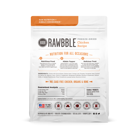 BIXBI - Freeze Dried - Rawbble - Chicken