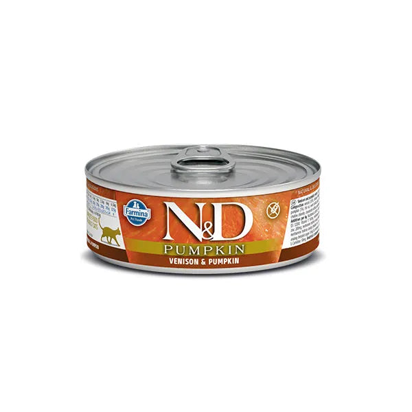 Farmina N&D Pumpkin Adult Feline Wet Food - Venison & Pumpkin