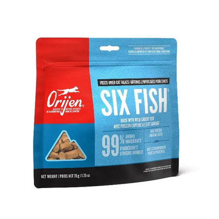 Orijen Freeze-Dried Cat Treats - Six Fish