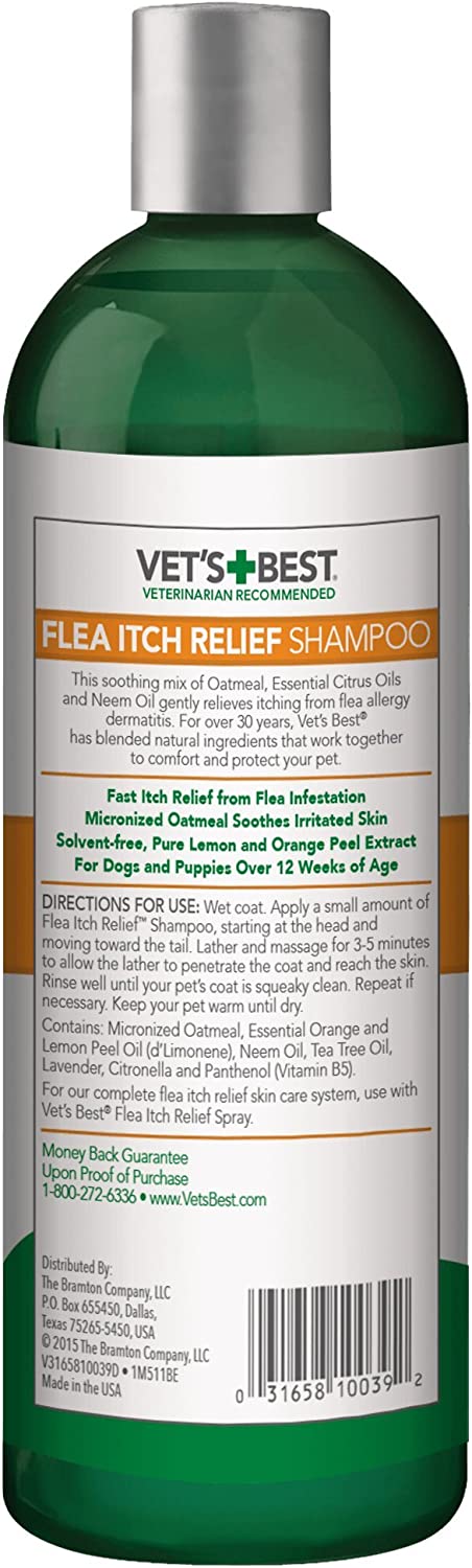 Vet's Best Flea Itch Relief Dog Shampoo, 16 oz