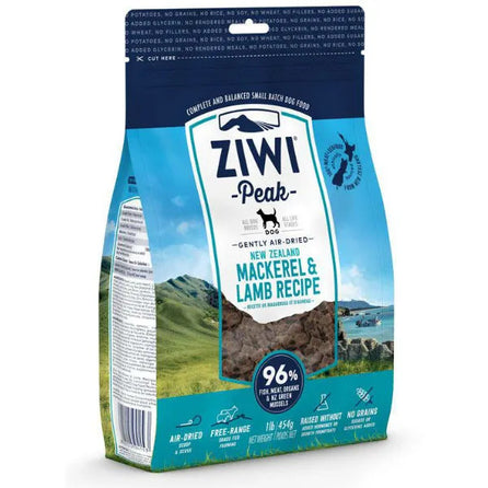 ZiwiPeak Air-Dried Mackerel & Lamb Dog Food