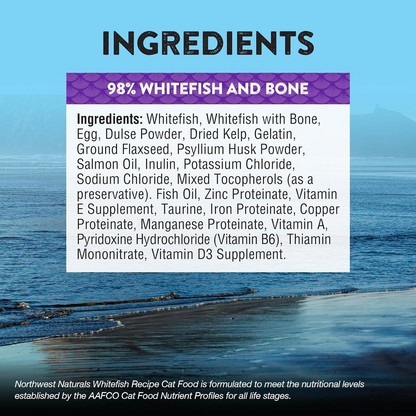 Freeze Dried Cat Food - Nibbles - Whitefish Recipe - 11 oz