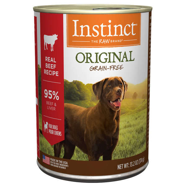 Instinct Dog Original GF Natural Beef Cana 13.2 oz