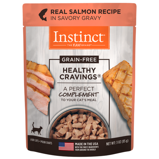 Instinct - Cat - Healthy Cravings Grain Free Real Salmon Recipe in Savory Gravy