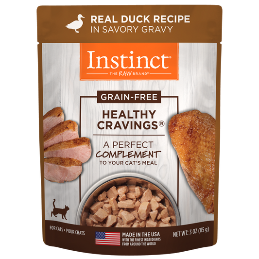Instinct - Cat - Healthy Cravings Grain Free Real Duck Recipe in Savory Gravy