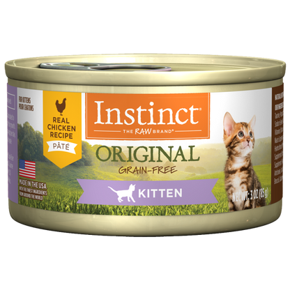 Instinct - Cat - Original Kitten Grain Free Real Chicken Pâté