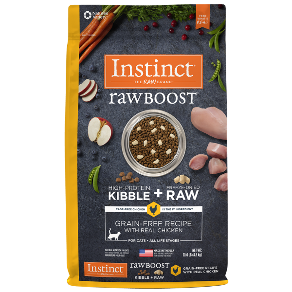 Instinct - Cat - Raw Boost Kibble Grain Free Cage Free Chicken