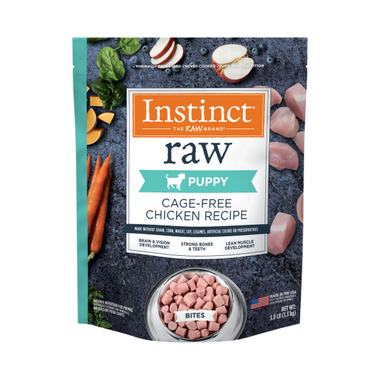 Instinct - Dog - Raw Puppy Cage Free Chicken Bites