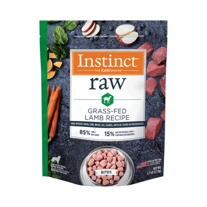 Instinct - Dog - Raw Adult Grass Fed Lamb Bites
