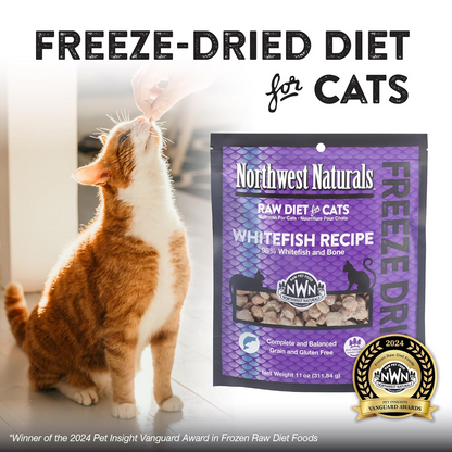 Freeze Dried Cat Food - Nibbles - Whitefish Recipe - 11 oz