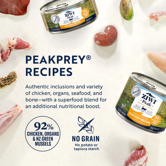 ZIWI Peak Canned Wet Cat. Food-Chicken 巅峰猫罐头-鸡肉
