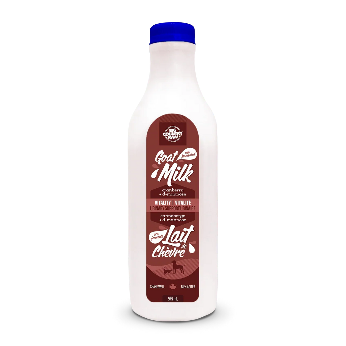Big Country Raw - Dog - Frozen Goat Milk Vitality Cranberry