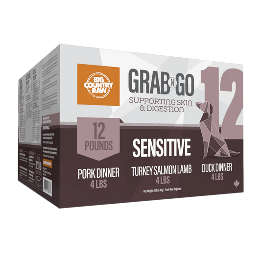 Big Country Raw - Dog - Grab N Go Sensitive Variety Pack