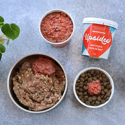 Big Country Raw - Cat & Dog - Frozen Upsides Meal Topper Beef Organs