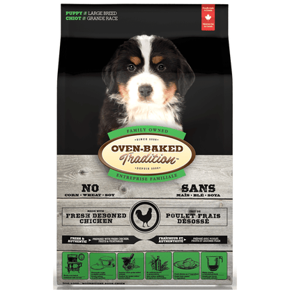 Oven-Baked Tradition Large Breed Puppy Chicken Recipe