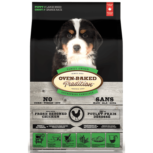 Oven-Baked Tradition Large Breed Puppy Chicken Recipe