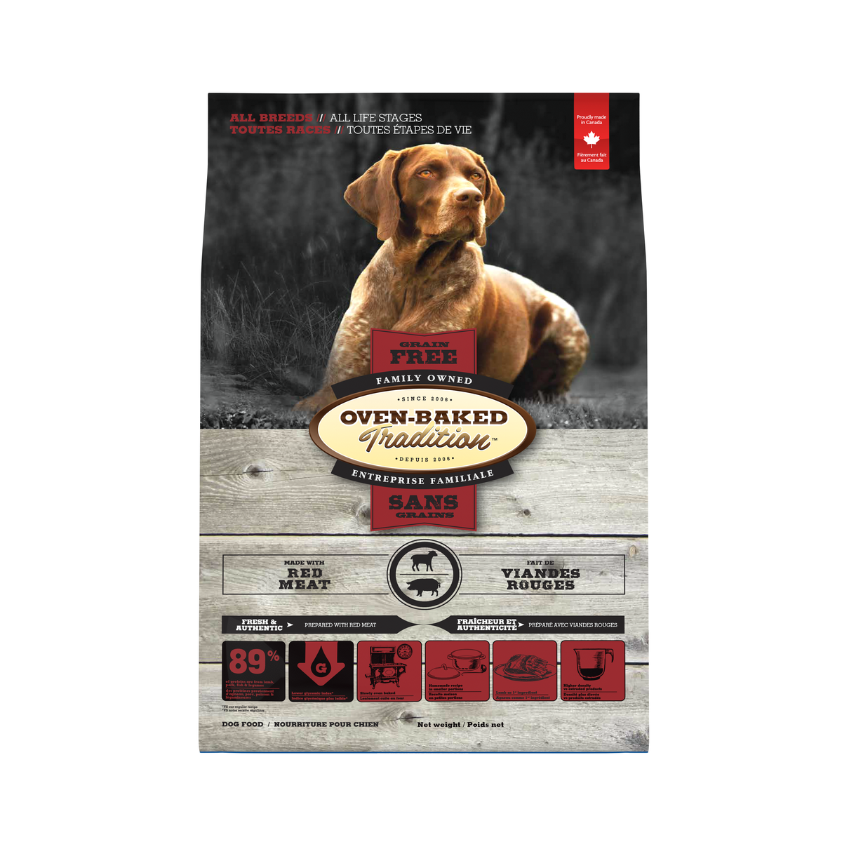 Oven-Baked Tradition All Breeds All Life Stages Grain Free Red Meat Dog Food