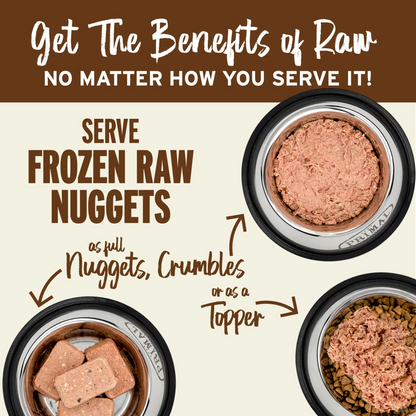 Cat Frozen Raw - Pork Nuggets