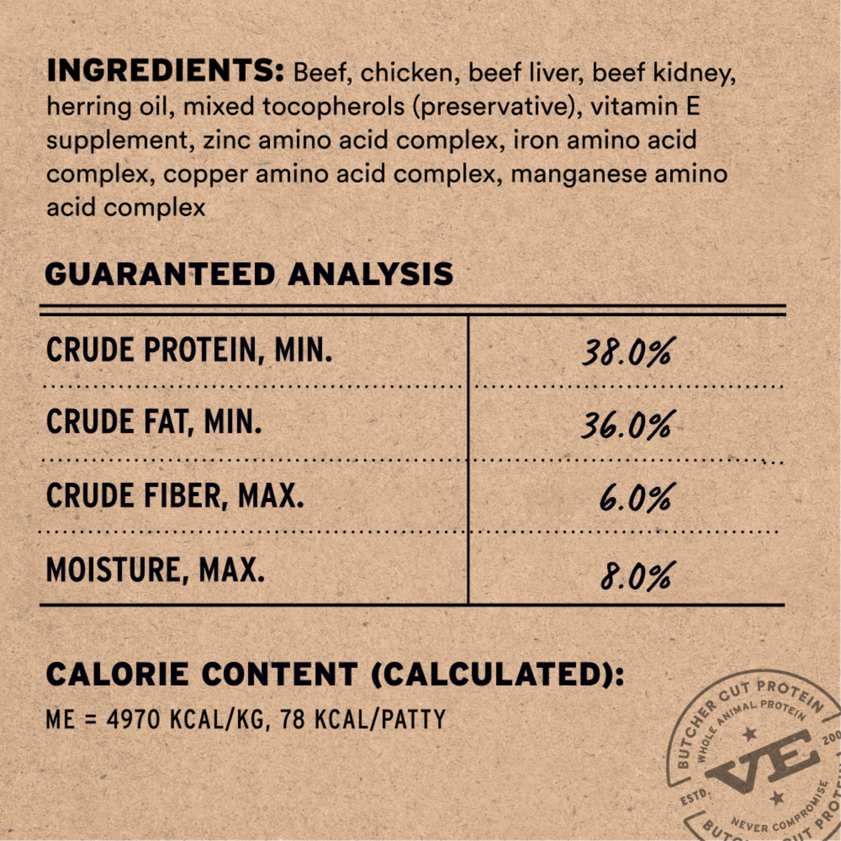 Freeze Dried Cat Food - Mini Patties - Beef & Chicken