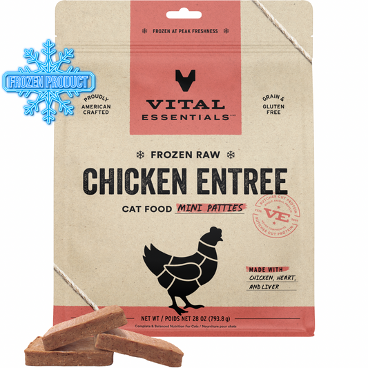 Cat Frozen Raw - Mini Patties - Chicken