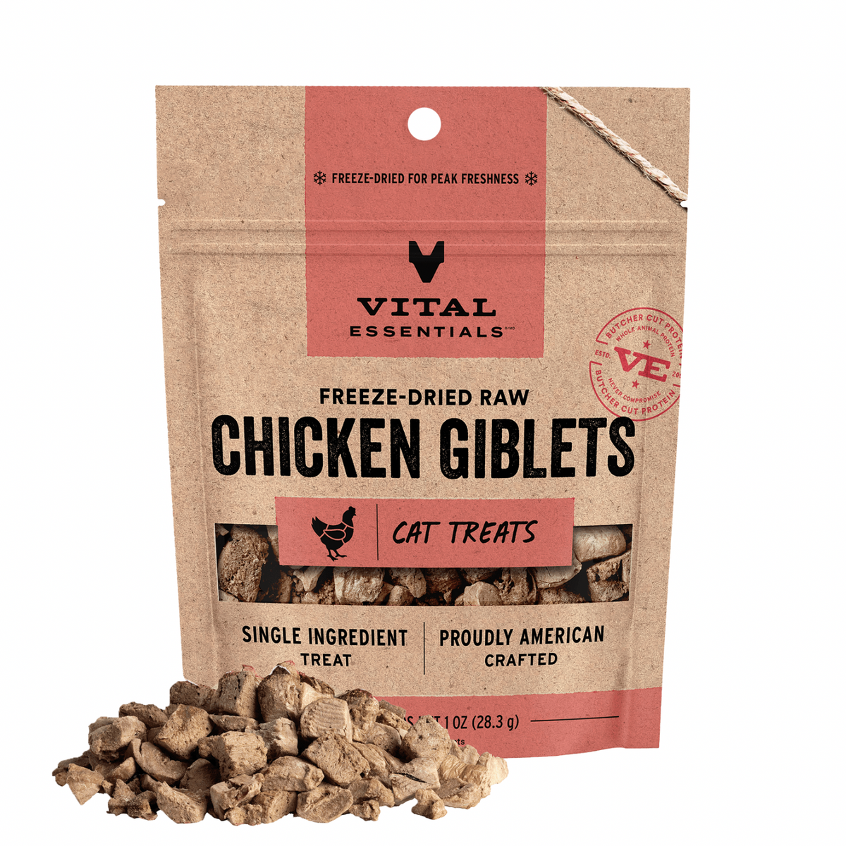 Freeze Dried Cat Treat - Chicken Giblets