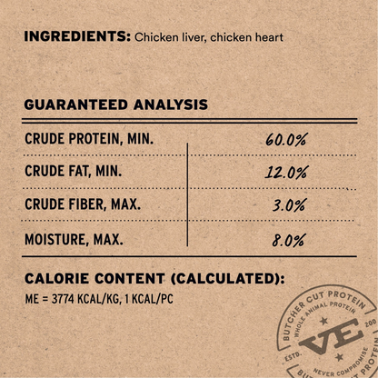 Freeze Dried Cat Treat - Chicken Giblets