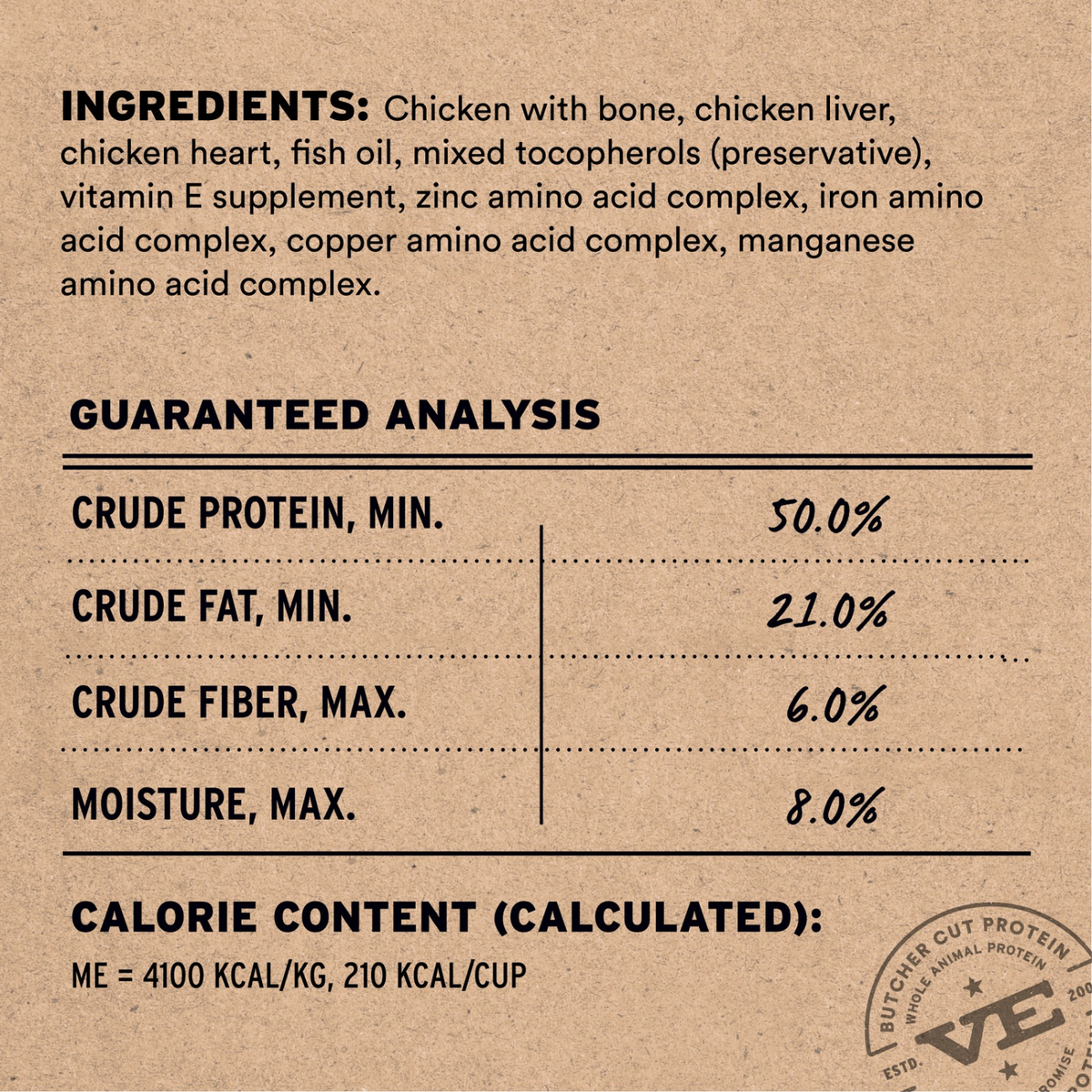 Freeze Dried Dog Food - Crunchy Mini Nibs - Chicken