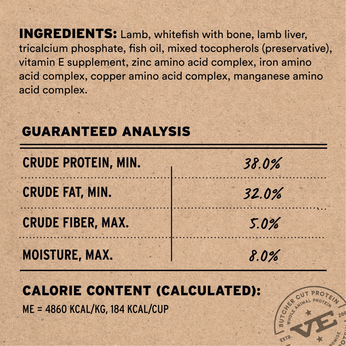 Freeze Dried Dog Food - Soft Nibs - Lamb & Whitefish