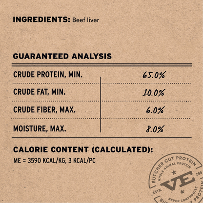 Freeze Dried Dog Treat - Beef Liver