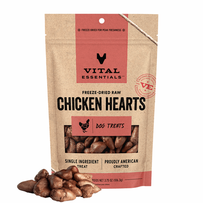 Freeze Dried Dog Treat - Chicken Hearts