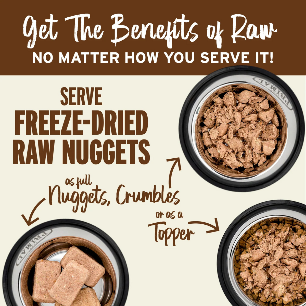 Freeze Dried Dog Food - Chicken Dinner Nuggets - Adult