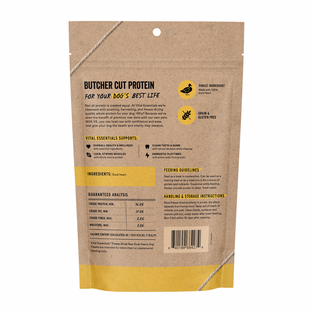 Freeze Dried Dog Treat - Duck Hearts