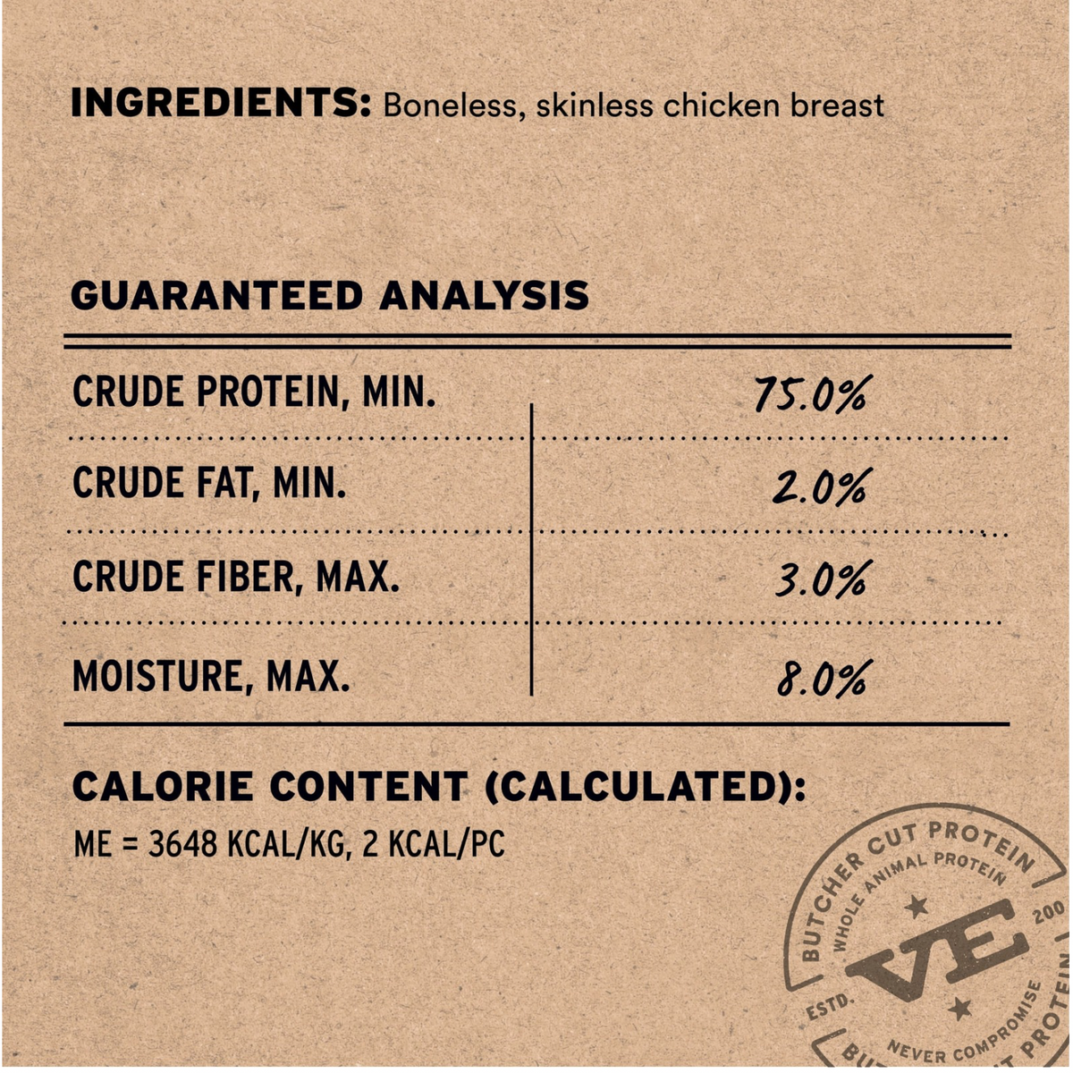 Freeze Dried Dog Treat - Chicken Breast