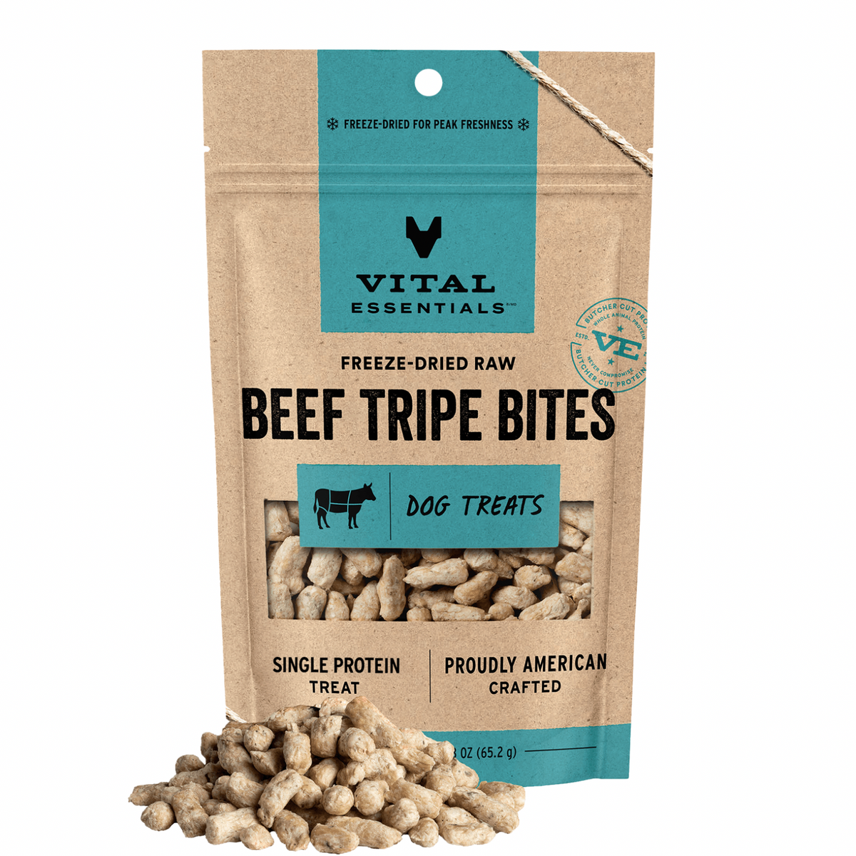 Freeze Dried Dog Treat - Beef Tripe Bites
