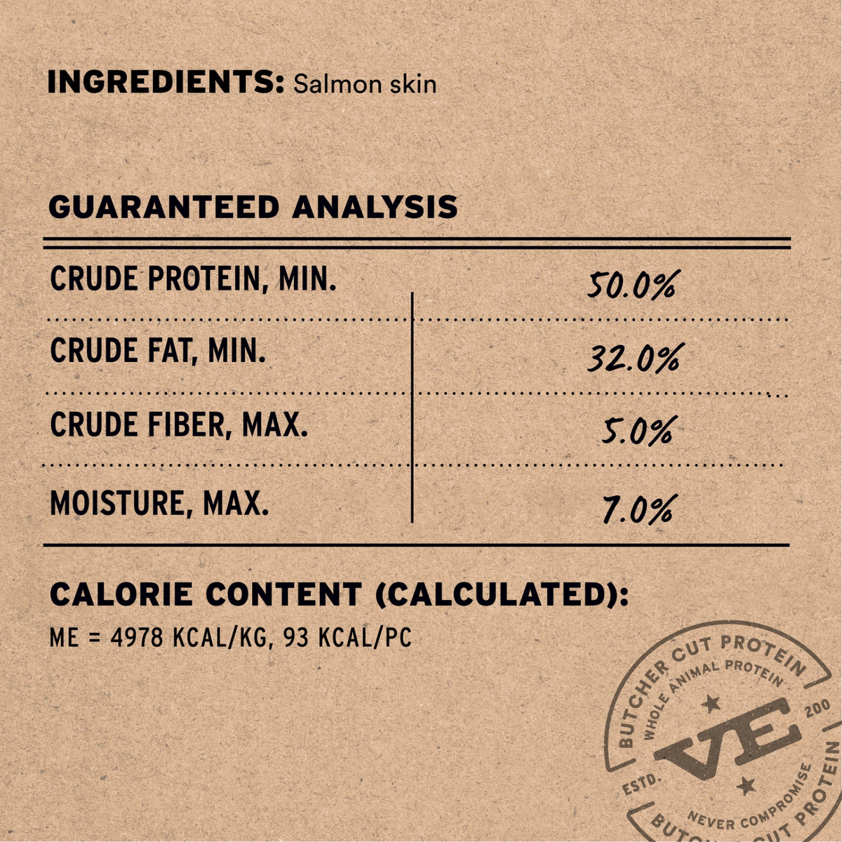 Freeze Dried Dog Treat - Raw Bar - Salmon Skin