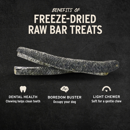 Freeze Dried Dog Treat - Raw Bar - Salmon Skin