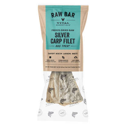 Freeze Dried Dog Treat - Raw Bar - Silver Carp Filet