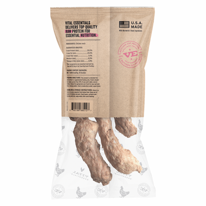Freeze Dried Dog & Cat Treat - Raw Bar - Chicken Necks