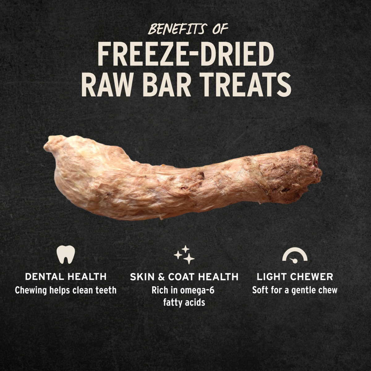 Freeze Dried Dog & Cat Treat - Raw Bar - Chicken Necks