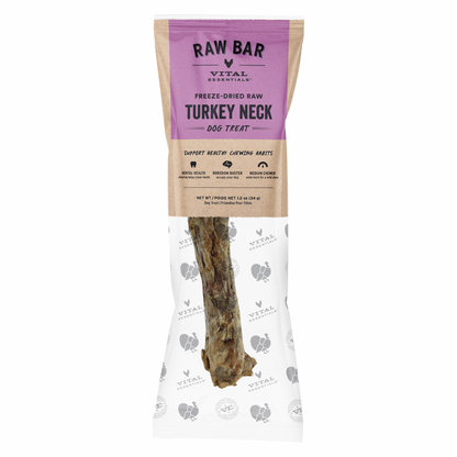 Freeze Dried Dog Treat - Raw Bar - Turkey Neck