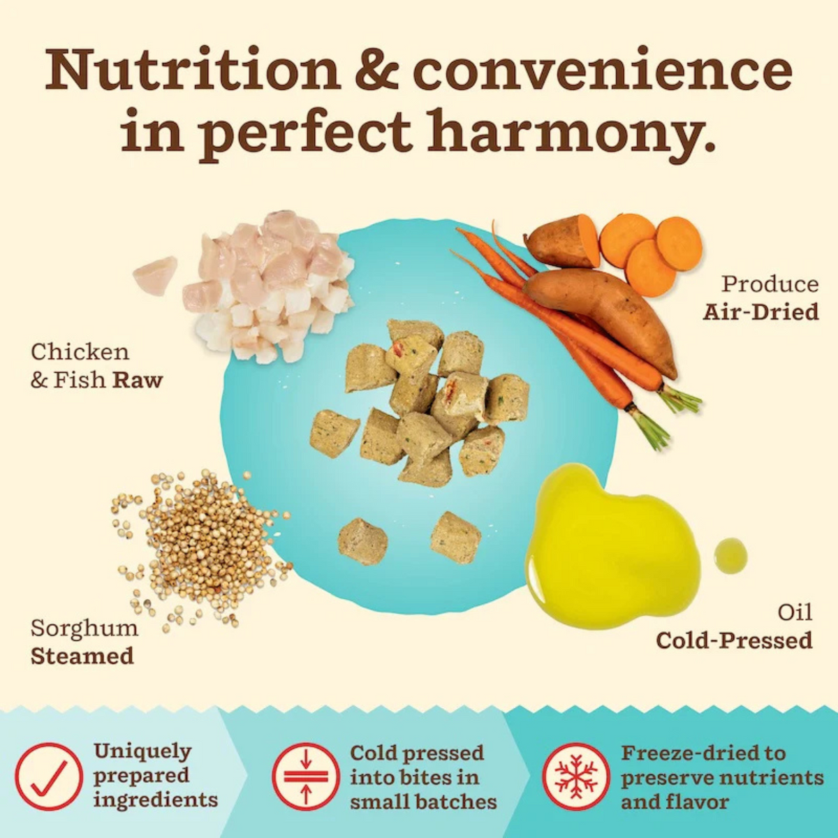 Freeze Dried Cat Food - KIBBLE IN THE RAW - Chicken & Fish Recipe