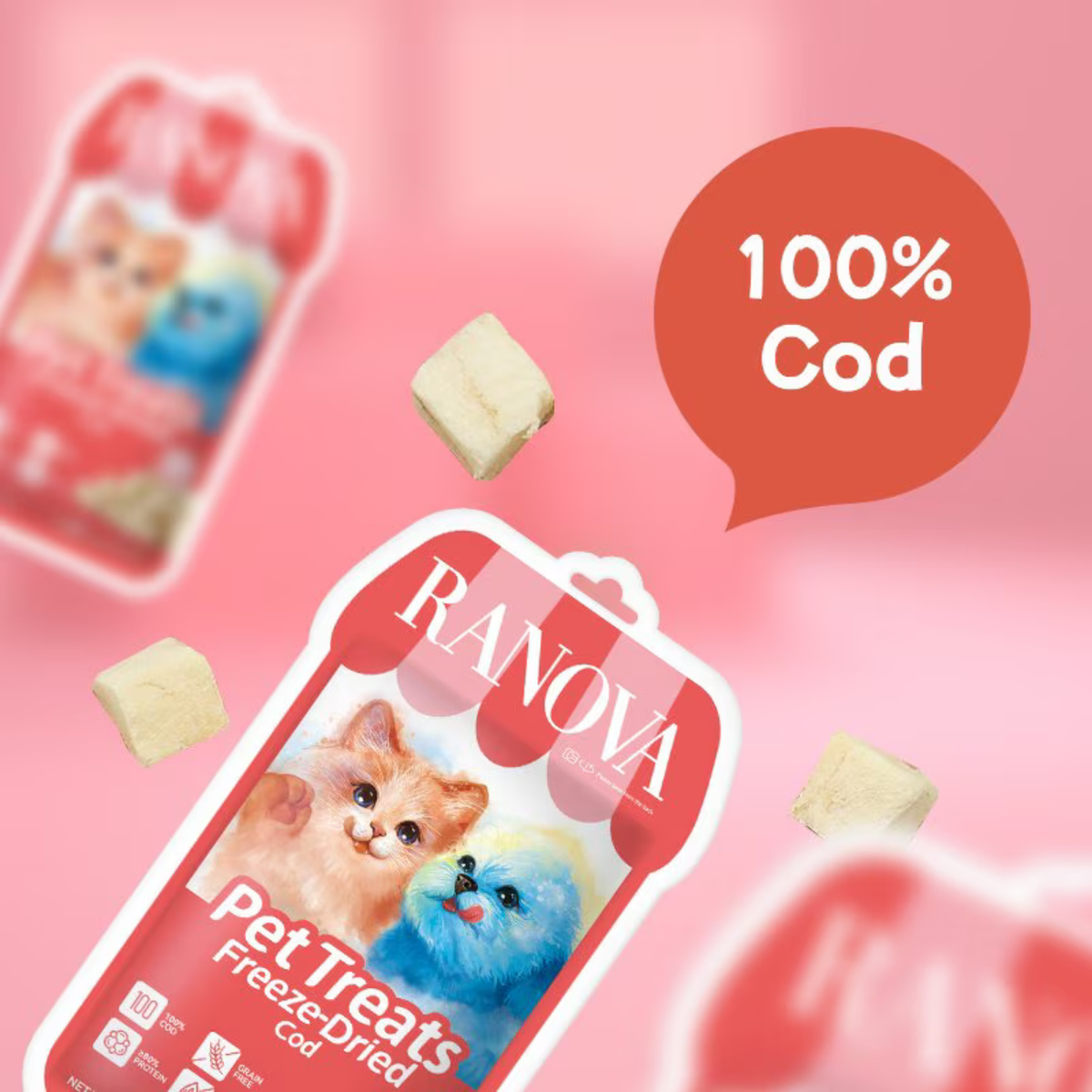 Freeze Dried Dog & Cat Treat - Cod