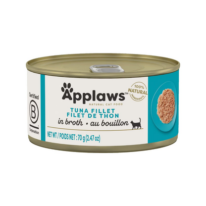 Canned Cat Treat - Tuna Fillet in Broth