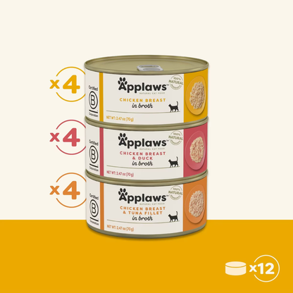 Canned Cat Treat - Chicken Selection Multipack in Broth
