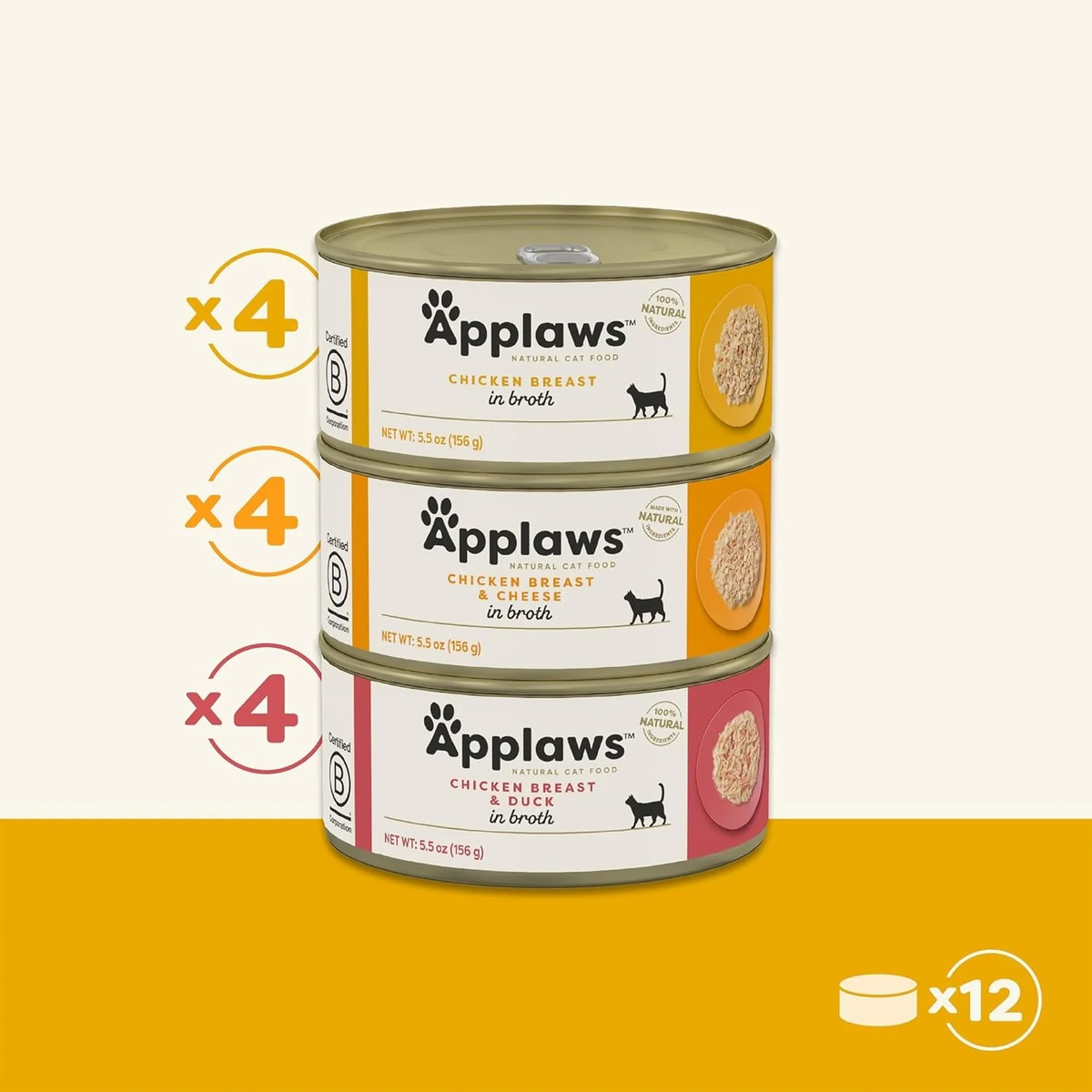 Canned Cat Treat - Chicken Selection Multipack in Broth
