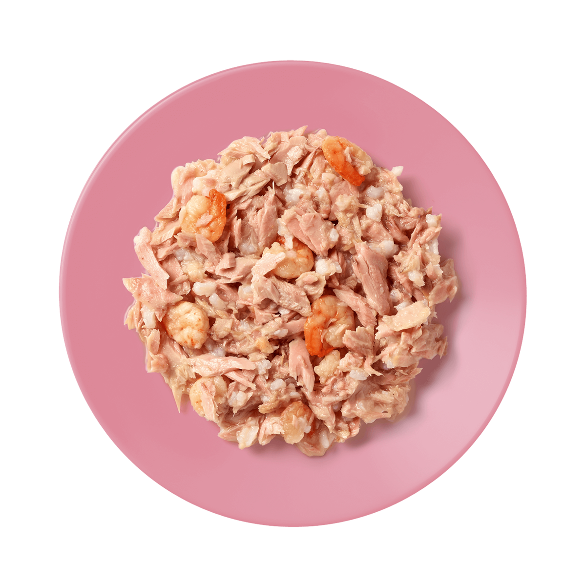 Side Dish Cat Treat - Tuna Fillet & Shrimp Recipe in Broth