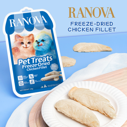 Freeze Dried Dog & Cat Treat - Chicken Breast Fillet