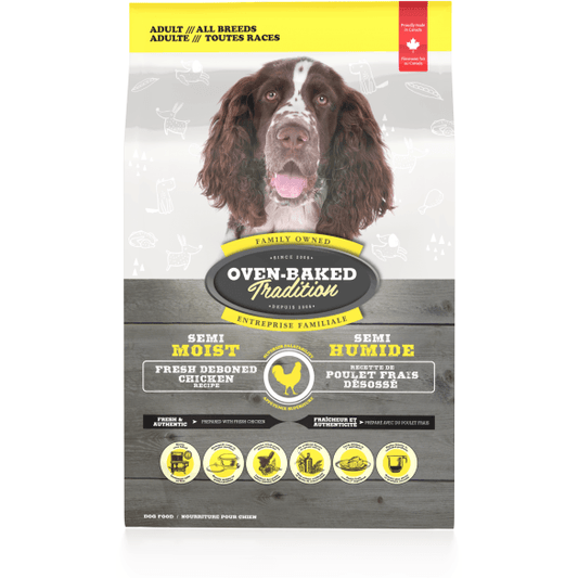 Oven-Baked Tradition Semi-Moist Adult Dog Food Chicken Recipe